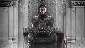 Captain America Hammer , captain-america, superheroes, artwork, art HD wallpaper