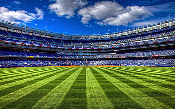 Sports, Football, Field, Stripes, Streaks, Lawn, Tribunes, Stands HD wallpaper