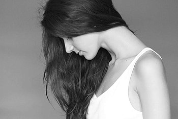 PORTRAIT, graphy, bw, woman, lateral profile, beauty HD wallpaper