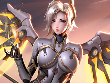 Beautiful, character Mercy, 2020 HD wallpaper