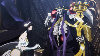 Albedo and Ainz Ooal Gown, Ainz Ooal Gown (Right) with Albedo (Left HD wallpaper