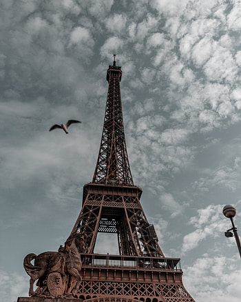 Eiffel tower, Paris, sky, architecture HD phone wallpaper
