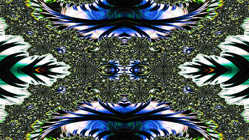 Trippy Psychedelic Fractal, trippy, psychedelic, aesthetic, Abstract, fractal HD wallpaper