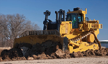 Bulldozer, mover, earth, caterpiller HD wallpaper