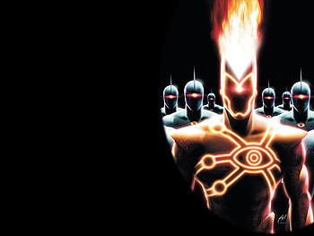 Firestorm, comic, fantasy, fire, storm HD wallpaper