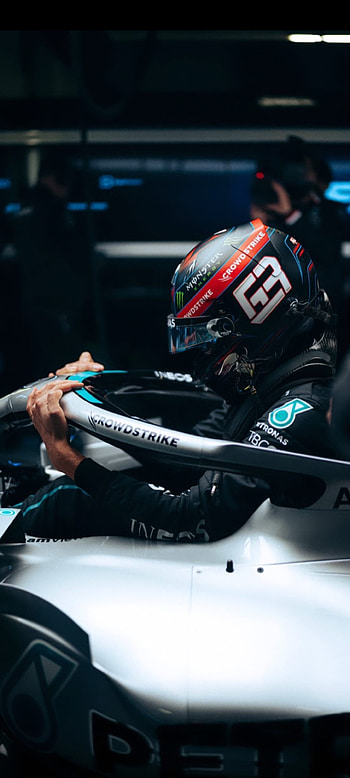 George Russell | 63, formula1, Georgerussel, gr63, f1, Mercedes HD phone wallpaper