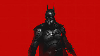 The Batman 2021 Red, the-batman, batman, superheroes, artwork, artist, artstation HD wallpaper