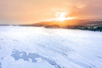 Frozen Lake, lake, frozen, nature HD wallpaper
