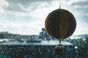 Drops, Miscellanea, Miscellaneous, Toy, Grid, Glass, Balloon HD wallpaper