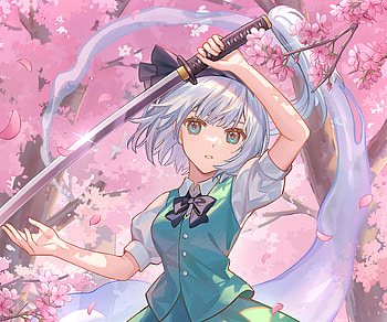 Youmu Konpaku, Youmu Konpaku, Anime, Touhou HD wallpaper