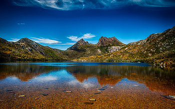 Nature, Water, Sky, Mountains, Lake HD wallpaper