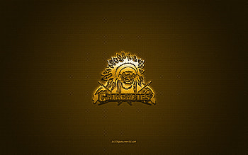 Shawinigan Cataractes, Canadian hockey club, QMJHL, yellow logo, yellow carbon fiber background, Quebec Major Junior Hockey, hockey, Quebec, Canada, Shawinigan Cataractes logo HD wallpaper