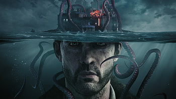 The Sinking City - Surrealistic Hat, tentacle, surrealism, man, ocean, face, video game HD wallpaper