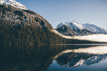 Nature, Sky, Mountains, Lake HD wallpaper