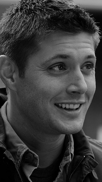 Supernatural, Jensen Ackles, Grayscale, TV Series HD phone wallpaper