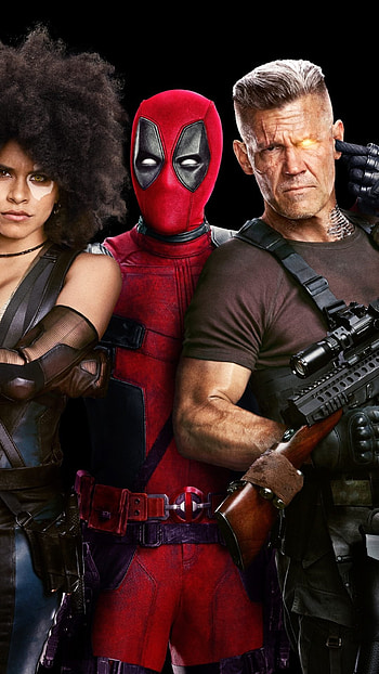 Deadpool 2 2018 movie, Domino (Deadpool) character, Cable, U HD phone wallpaper