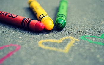 Love, Asphalt, Drawing, Pencils, Colourful, Colorful, Heart, Painting, Positive, Crayons HD wallpaper
