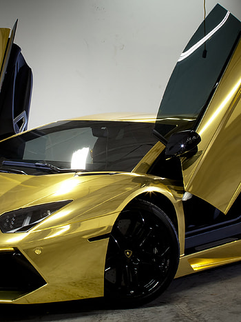 Aventador LP 700, Gold Lamborghini HD phone wallpaper