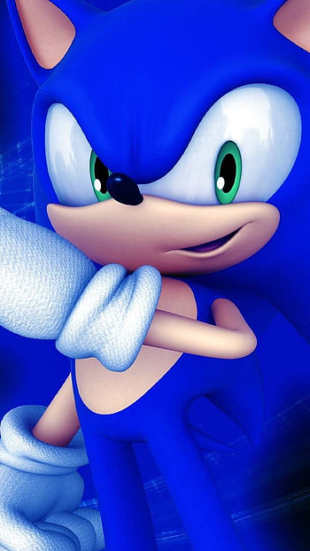 Sonic The Hedgehog, Blue Swirl, Background HD phone wallpaper