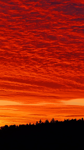 cloud, nature, sunset HD phone wallpaper