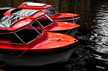 Work sea boat wheel, River red vehicle HD wallpaper