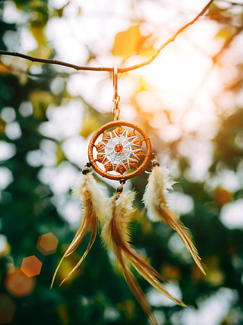 Miscellanea, Miscellaneous, Blur, Smooth, Braiding, Weaving, Dream Catcher, Dreamcatcher, Amulet HD phone wallpaper