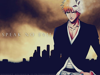 This is my hollow mask, bleach, ichigo, mask, hollow HD wallpaper