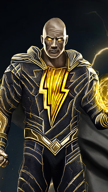 Black Adam, Dwayne Johnson, Cinematic experience, High-resolution HD phone wallpaper