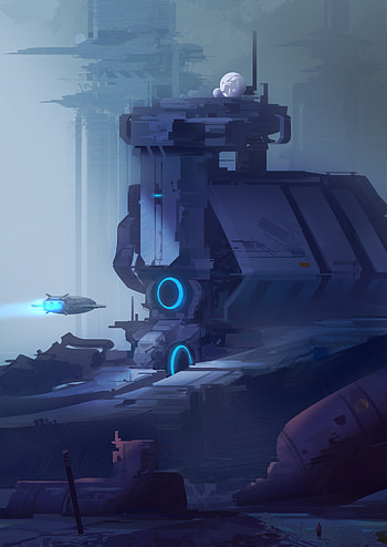 Art, Sci-Fi, Fiction, That's Incredible, Future, Station HD phone wallpaper