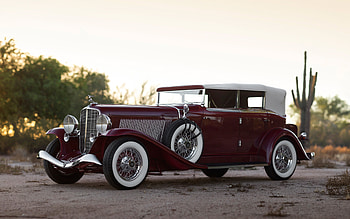 Auburn 12-161A Custom Dual Ratio Phaeton Sedan, retro cars, 1933 cars, oldsmobile, luxury cars, offroad HD wallpaper