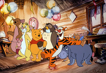 Baby Roo, Winnie-the-Pooh animation, Original map, Hundred Acre Wood HD wallpaper