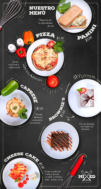 Food stylish 6, 12 food graphs HD phone wallpaper
