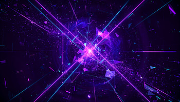 Purple Nexus — Abstract Energy, Abstract Purple, Neon, Laser, Futuristic HD wallpaper