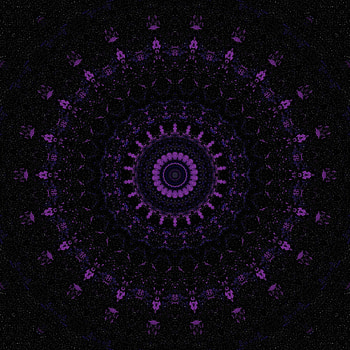 Violet, Dark, Pattern, Purple, Kaleidoscope, Mandala, Ornament HD phone wallpaper