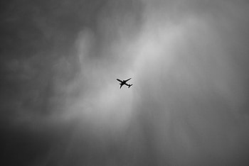 Sky, Minimalism, Flight, Bw, Chb, Plane, Airplane HD wallpaper