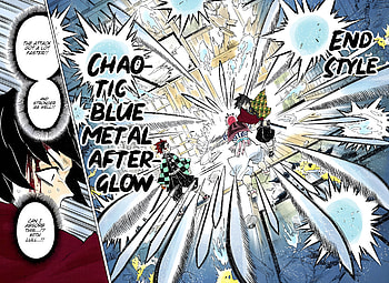 Demon Slayer : Epic End Style - Chaotic Blue Metal Afterglow, Anime, Demon Slayer: Kimetsu no Yaiba HD wallpaper