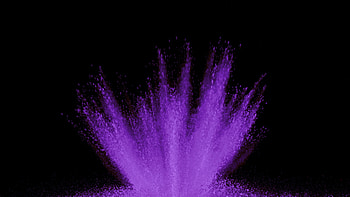 Purple powder exploding, Slow motion shot HD wallpaper