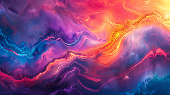 Abstract fluid glow 4, AI Art, Fluid, Abstract, abstract curves, softglow HD wallpaper