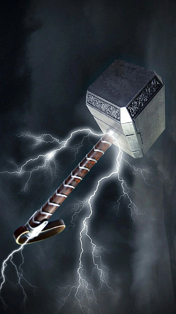 Thors hammer , High quality backgrounds, Asgardian mythology, Epic weapon HD phone wallpaper
