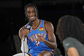 Shai Gilgeous-Alexander Oklahoma City Thunder, NBA, Oklahoma City Thunder, Shai Gilgeous-Alexander HD wallpaper
