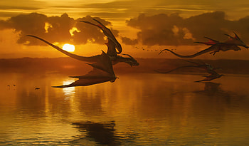 Dragon Origins, dragon, artist, artwork, digital-art, artstation HD wallpaper