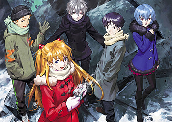 Neon Genesis Evangelion, Evangelion, Shinji Ikari, Toji Suzuhara, Kaworu Nagisa, Anime, Asuka Langley Sohryu, Rei Ayanami HD wallpaper