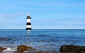 Nature, Sky, Sea, Lighthouse HD wallpaper