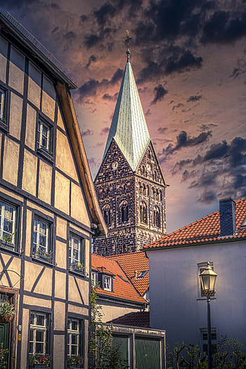 Cities, Tower, Street, Chapel HD phone wallpaper