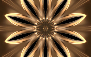 Abstract, Stars, Patterns, Kaleidoscope, Beige HD wallpaper
