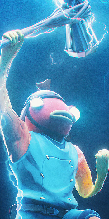 Electrifying Fortnite Mobile Power-Up, video game, Fortnite HD phone wallpaper