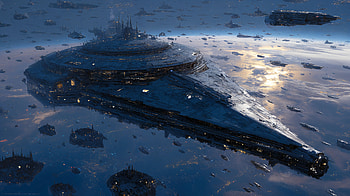 Sci‑Fi : Capital Ship Leviathan, Sci Fi, spaceship, starship HD wallpaper