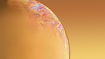 X XR Double Bubble Yellow, -xs, -xs-max, -x, -xr, ios-12, computer, original, apple HD wallpaper