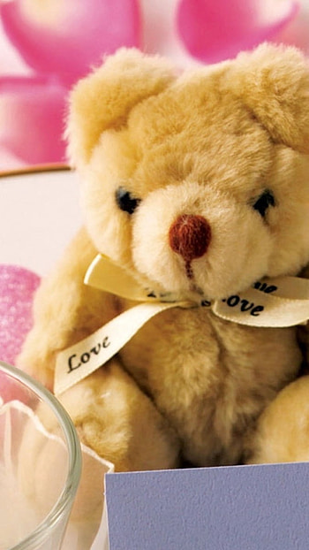 Cute Teddy Bear, Cute, Little, Teddy HD phone wallpaper