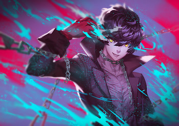 Persona 5 Amamiya Ren, persona-5, games, artist, artwork, digital-art HD wallpaper